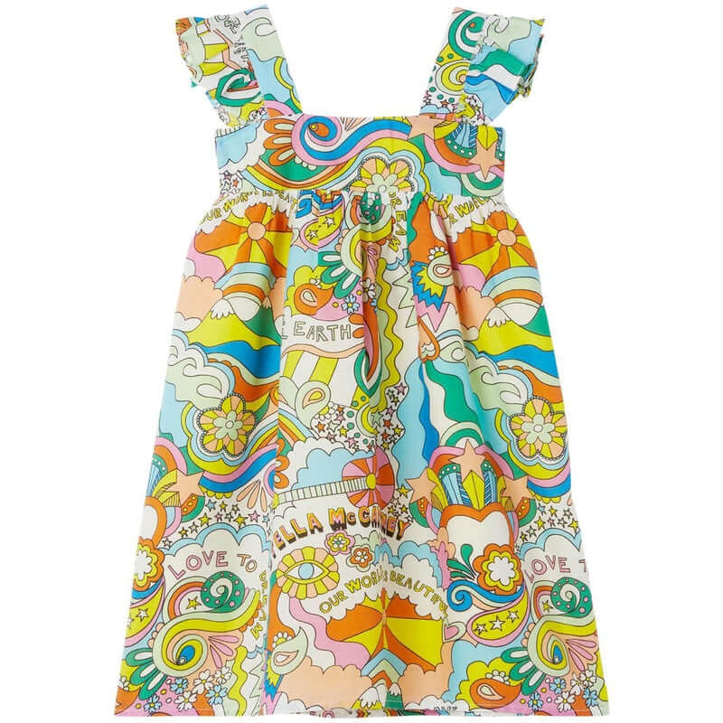 Stella McCartney Kids Girls Multicolour Love To Dream Dress