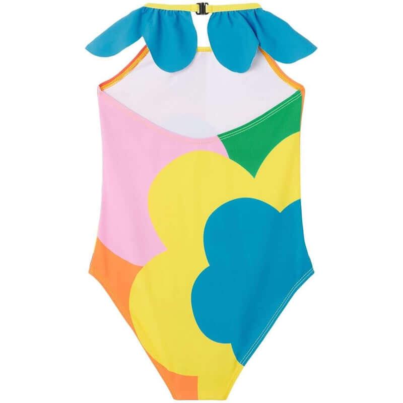 Stella McCartney Kids Girls Multicoloured Flower Swimsuit