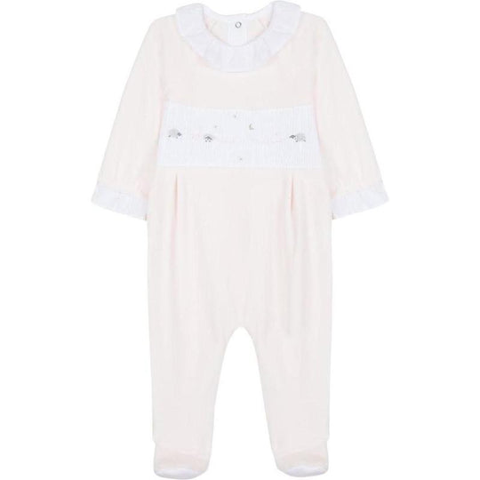 Girls Light Pink Babygrow
