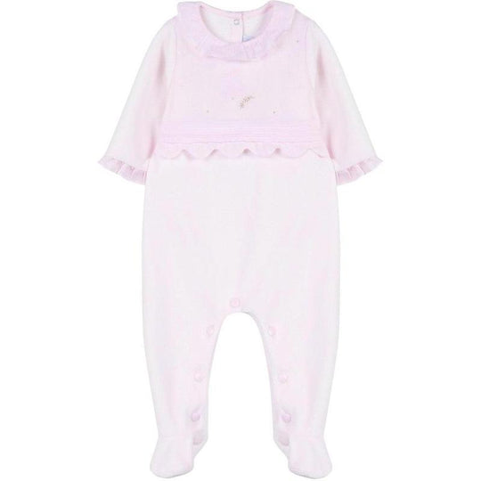 Girls Pink Babygrow