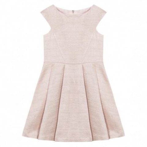 Tartine Et Chocolat Girls Pink Bow Dress