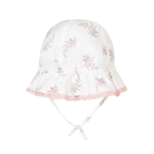 Girls Bouquet Print Sun Hat