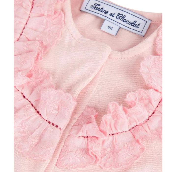 Tartine Et Chocolat Girls Peony Frill Babygrow