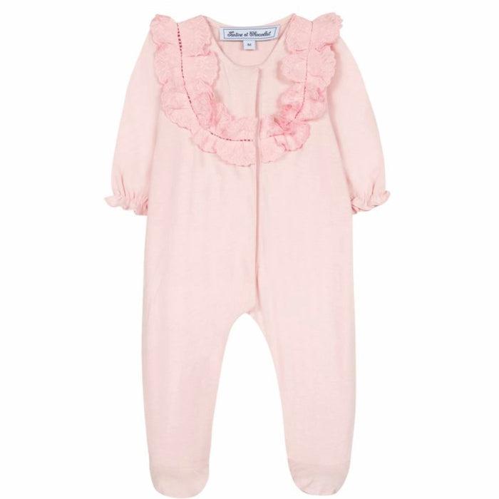 Tartine Et Chocolat Girls Peony Frill Babygrow