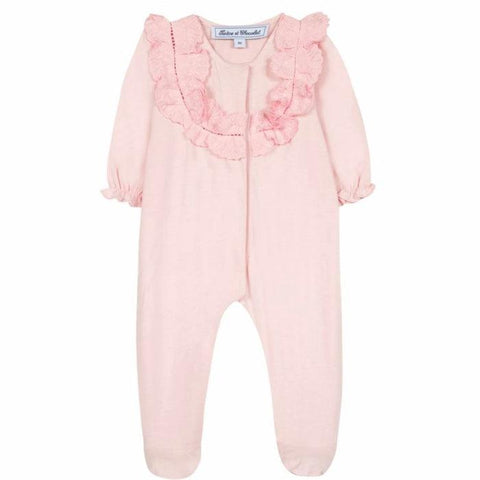 Tartine Et Chocolat Girls Peony Frill Babygrow