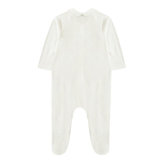 Tartine Et Chocolat Unisex Ecru Pointelle Babygrow