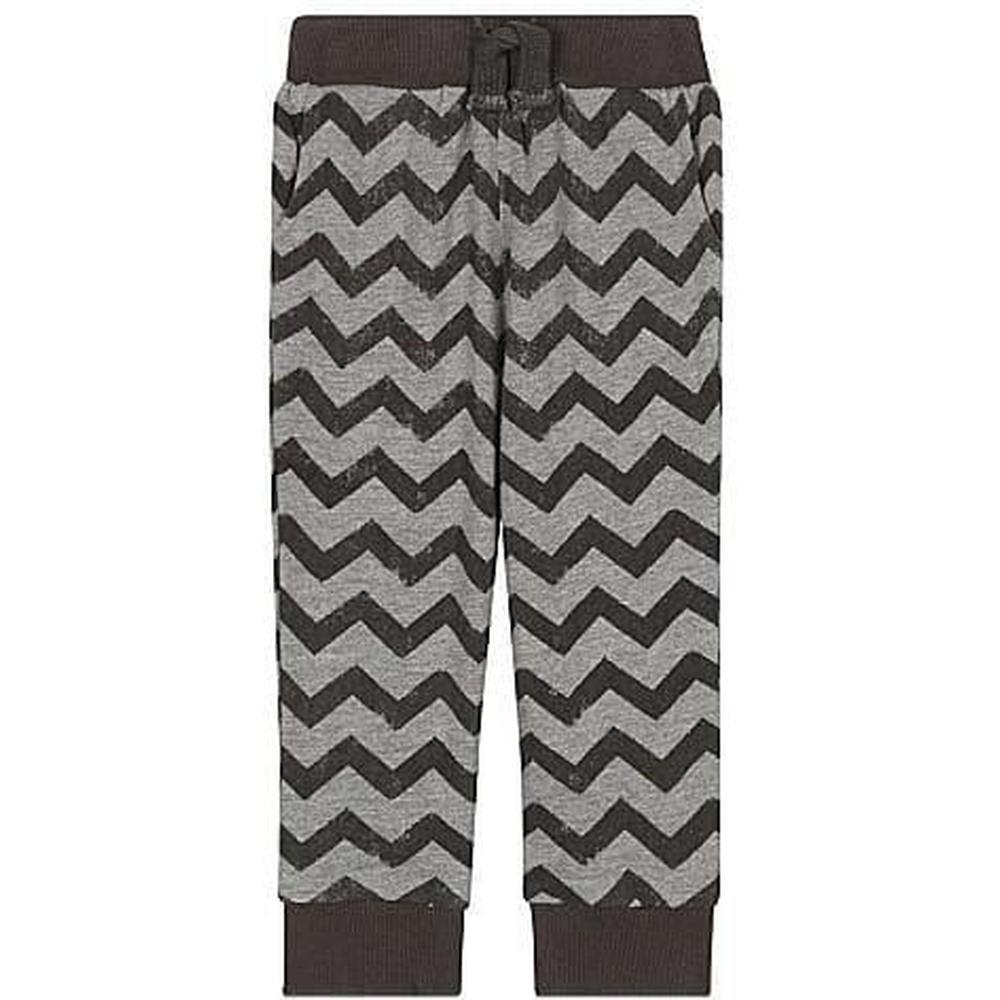 The Little Tailor Charcoal Grey Zig Zag Sweat Top and Pants