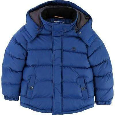 Timberland Kids Boys Blue Puffer Coat