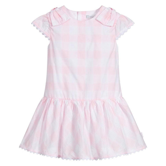 Baby Girls Pink Checked Dress